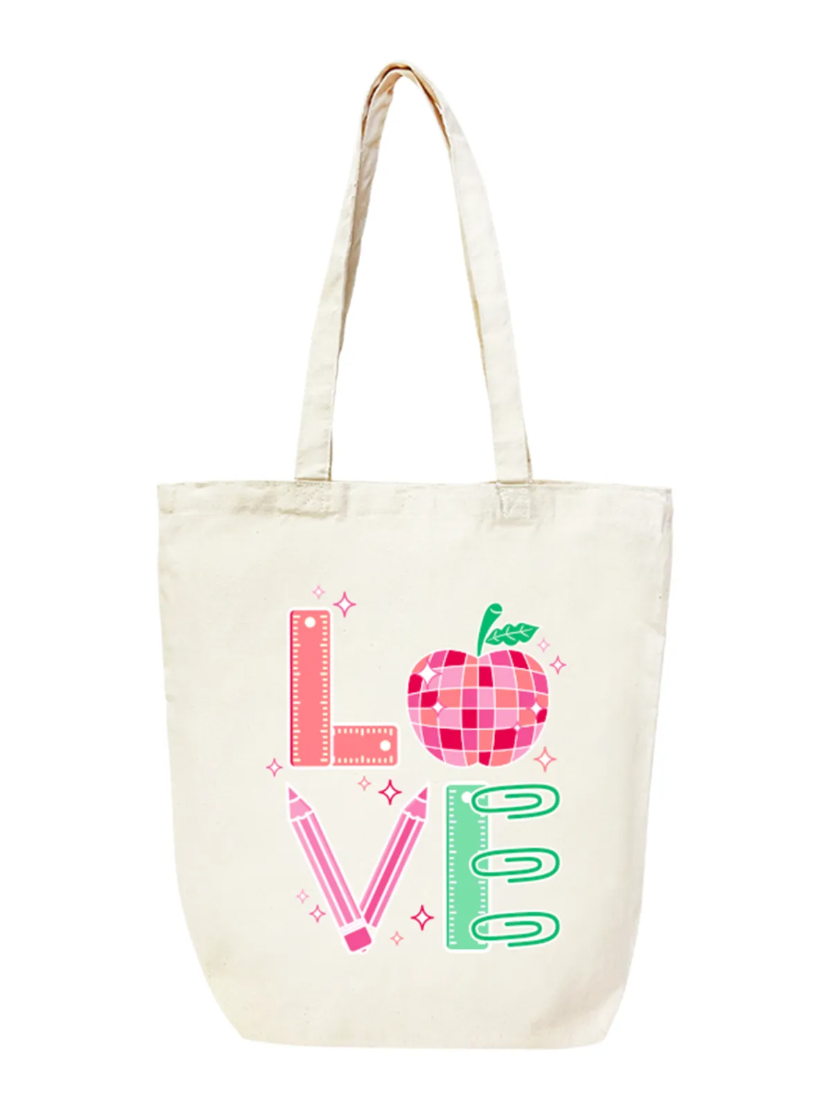 Viv & Lou Teach Your Heart Out Canvas Tote